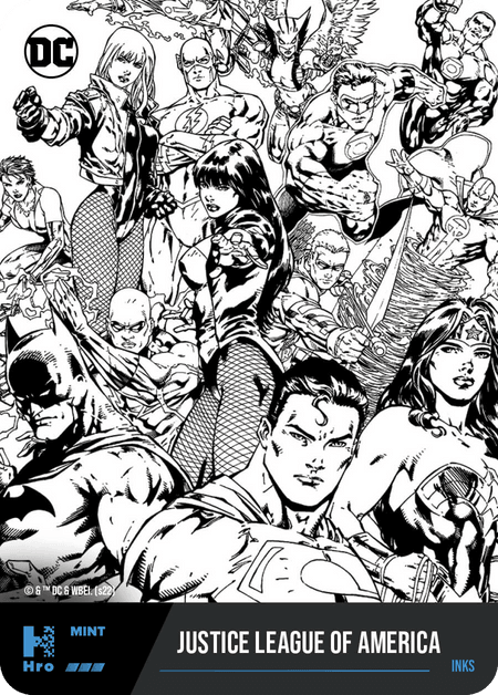 Justice League of America LINE ART/INKS HRO CHAPTER 2  BLACK ADAM Superior