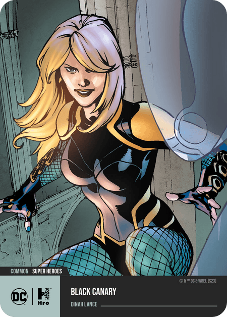 A1 - A62166 DC UNLOCK THE MULTIVERSE - CHAPTER 4 SUPER HEROES Black Canary Common 1