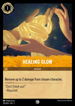 028/204 Healing Glow Disney Lorcana First Chapter Common FOIL