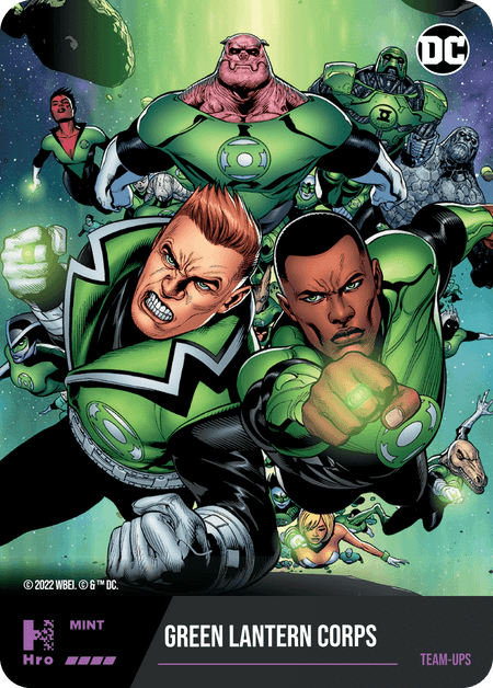 A1 - A25328 DC UNLOCK THE MULTIVERSE - CHAPTER 1 TEAM-UPS Green Lantern Corps Epic