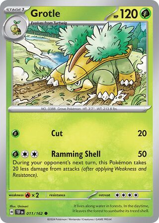 011/162 Grotle  Pokemon Temporal Forces  Common