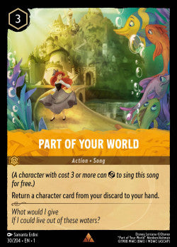 Part Of Your World Disney Lorcana First Chapter Rare 030/204