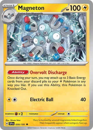 059/191 Surging Sparks Magneton Uncommon