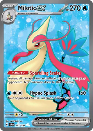 217/191 Surging Sparks Milotic Ultra Rare