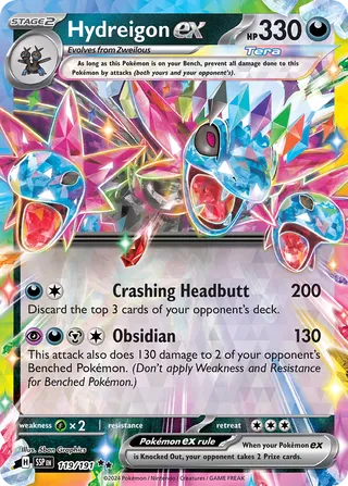 119/191 Surging Sparks Hydreigon ex Double Rare