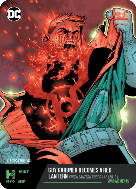 Guy Gardner becomes a Red Lantern - Green Lantern Corps #43 (2010)  VIVID MOMENTS HRO  Chapter 2 BLACK ADAM Physical & Digital Uncommon