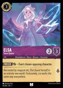 041/204 Elsa - Snow Queen Disney Lorcana First Chapter  Uncommon