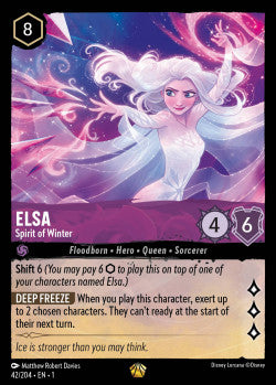 Elsa - Spirit of Winter Disney Lorcana First Chapter Legendary 042/204