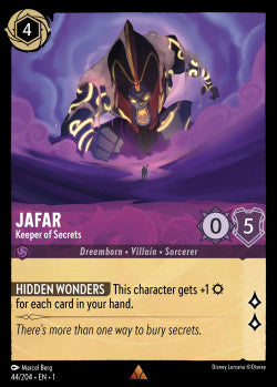 Jafar - Keeper of Secrets Disney Lorcana First Chapter Rare 044/204