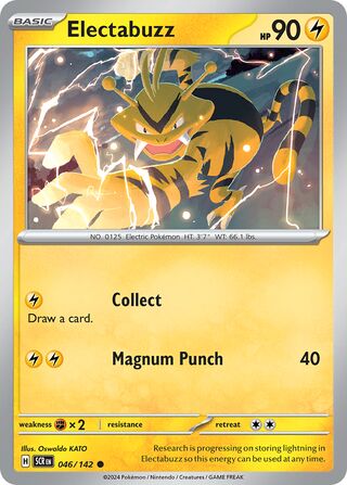 046/142 SCR Stellar Crown Electabuzz Common