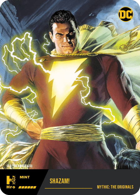 THE ORIGINALS HRO Chapter 3 Shazam Holographic Finish Mythic Shazam!