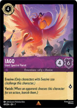 49/204 Disney Lorcana Archazia’s Island Iago - Giant Spectral Parrot Rare