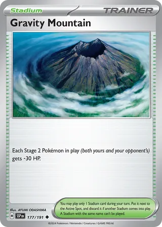 177/191 Surging Sparks Gravity Mountain Uncommon