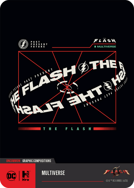 A1 - A87334 THE FLASH: GRAPHIC COMPOSITIONS Multiverse Uncommon