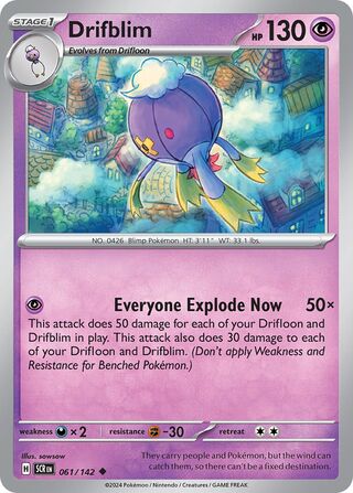 061/142 SCR Stellar Crown Drifblim Uncommon