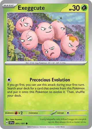 001/191 Surging Sparks Exeggcute Common