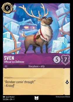 Sven - Official Ice Deliverer Disney Lorcana First Chapter Uncommon 055/204