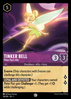 Tinker Bell - Peter Pan's Ally Disney Lorcana First Chapter Common 058/204