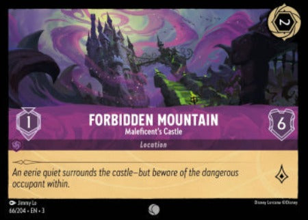 066/204 Forbidden Mountain - Maleficent's Castle Disney Lorcana into the inklands Common