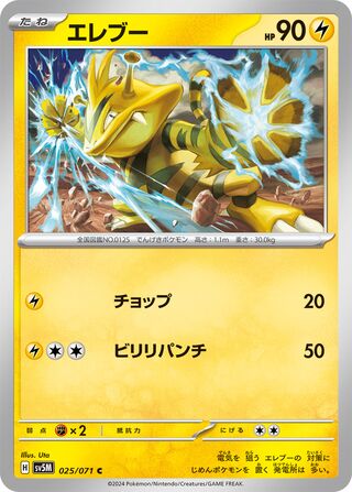 025/071 JAPANESE Electabuzz Cyber Judge Common