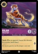 62/204 Disney Lorcana Archazia’s Island Rajah - Ghostly Tiger Common
