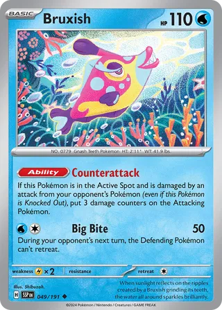 049/191 Surging Sparks Bruxish Uncommon