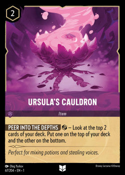 Ursula's Cauldron Disney Lorcana First Chapter Uncommon 067/204