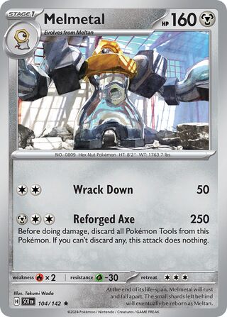 104/142  SCR Stellar Crown Melmetal Rare