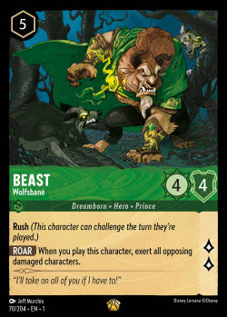 Beast - Wolfsbane Disney Lorcana First Chapter Legendary 070/204