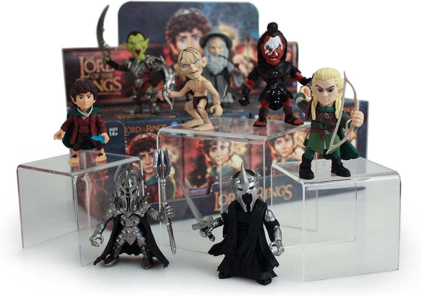 The LOYAL SUBJECTS LORD OF THE RINGS - BLIND BOX ACTION FIG PDQ - 8 FIGURES INCLUDED