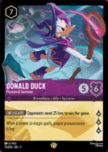 73/204 Disney Lorcana Archazia’s Island Donald Duck - Flustered Sorcerer Legendary