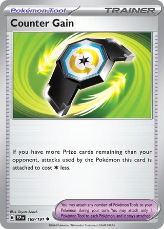 169/191 Surging Sparks Counter Gain Uncommon