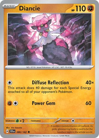 086/142 SCR Stellar Crown Diancie Uncommon