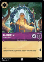77/204 Disney Lorcana Archazia’s Island Kashekim - Ancient Ruler Uncommon