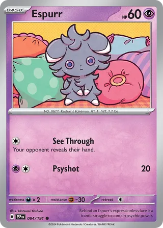 084/191 Surging Sparks Espurr Common