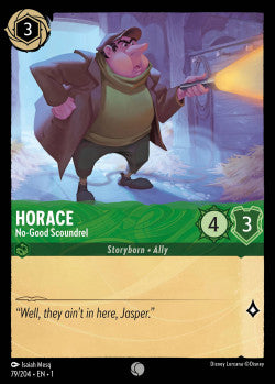 Horace - No-Good Scoundrel Disney Lorcana First Chapter Common 079/204