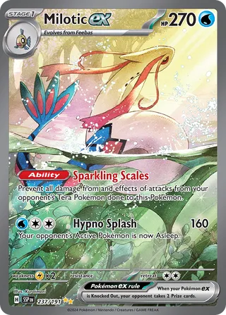 237/191 Surging Sparks Milotic ex Special Illustration Rare