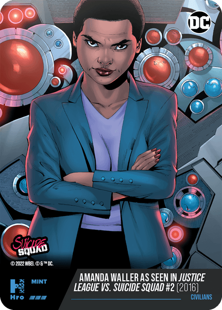 A1 - A34377DC UNLOCK THE MULTIVERSE - CHAPTER 1 CIVILIANS Amanda Waller as seen in Justice League vs. Suicide Squad #2 (2016) Superior