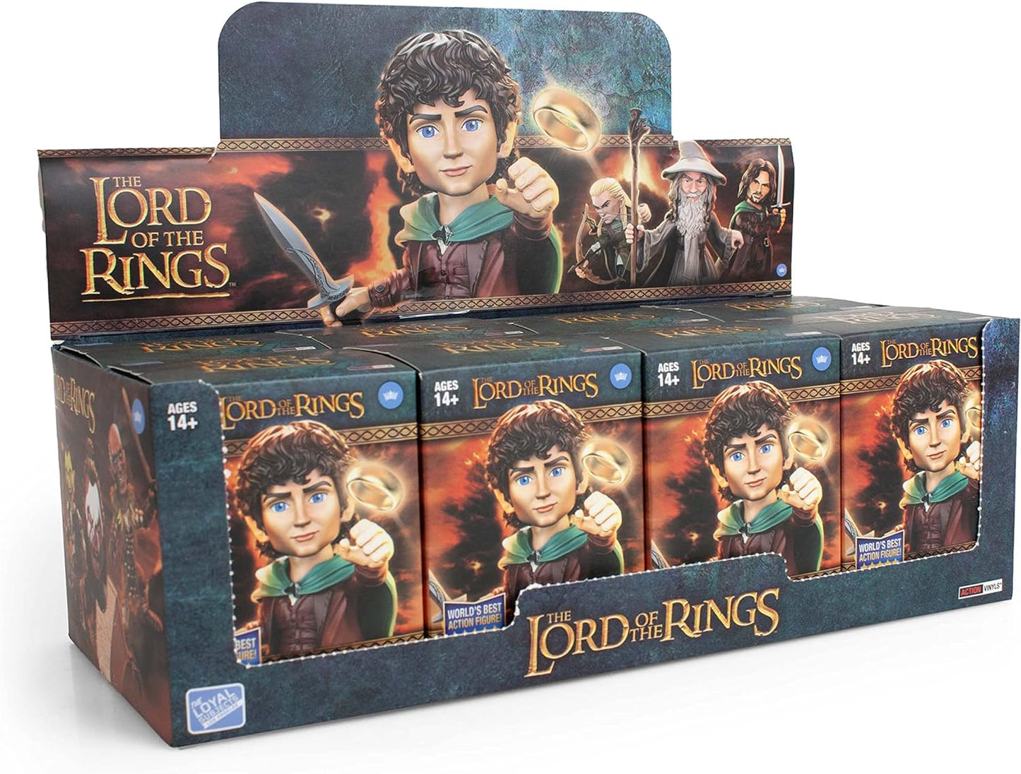 The LOYAL SUBJECTS LORD OF THE RINGS - BLIND BOX ACTION FIG PDQ - 8 FIGURES INCLUDED