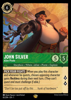 John Silver - Alien Pirate Disney Lorcana First Chapter Legendary 082/204