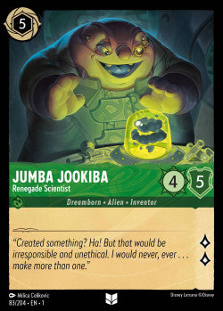 Jumba Jookiba - Renegade Scientist Disney Lorcana First Chapter Uncommon 083/204