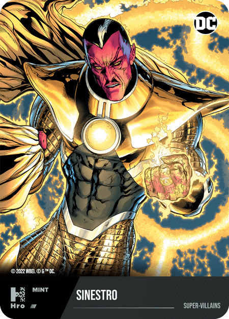 A1 - A51546 DC UNLOCK THE MULTIVERSE - CHAPTER 1 SUPER-VILLAINS Sinestro Common