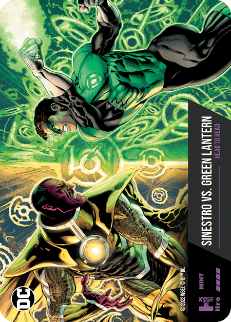 A1 - A25328 DC UNLOCK THE MULTIVERSE - CHAPTER 1 HEAD-TO-HEADS Sinestro vs. Green Lantern 1 Epic