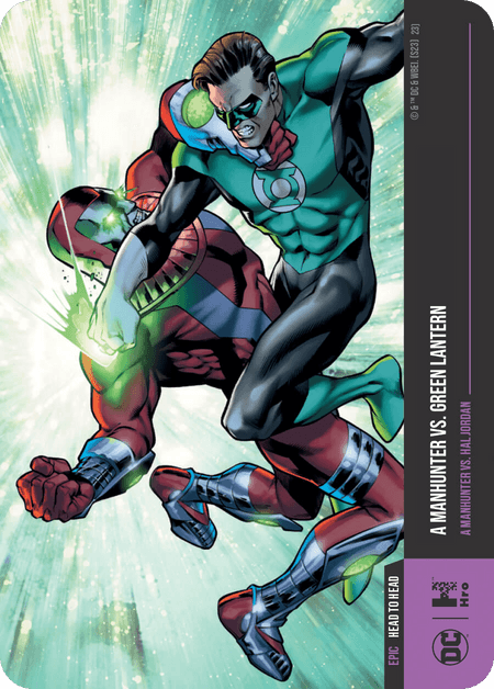 A1 - A34937 DC UNLOCK THE MULTIVERSE - CHAPTER 4 HEAD-TO-HEADS A Manhunter vs. Green Lantern Epic 2