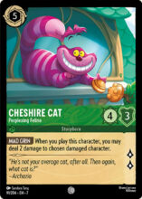 91/204 Disney Lorcana Archazia’s Island Cheshire Cat - Perplexing Feline Common