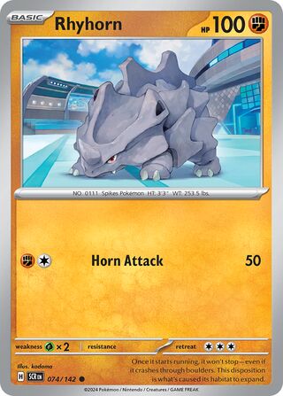 074/142 SCR Stellar Crown Rhyhorn Common