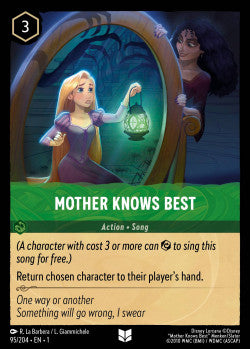Mother Knows Best Disney Lorcana First Chapter Uncommon 095/204 FOIL