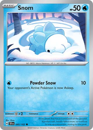 045/162 Snom  Pokemon Temporal Forces  Common