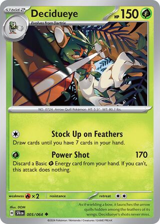 005/064 Shrouded Fable Decidueye Uncommon