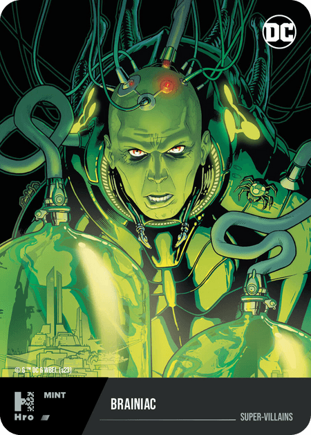 A1 - A92051 DC UNLOCK THE MULTIVERSE - CHAPTER 3 SUPER-VILLAINS Brainiac Common 2